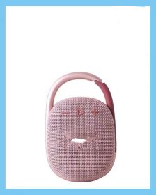 4Th Generation Wireless Music Box Bluetooth Speaker Mini Outdoor Portable Speaker Bass (Color: Pink)