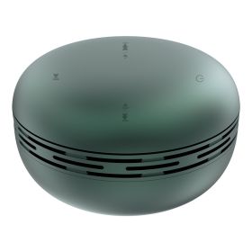 Hamburg Bluetooth Speaker TWS Macaron Color Mini Speaker Subwoofer Gift Small Speaker (Option: Dark Green)