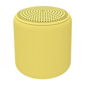 Outdoor Waterproof Portable Macaron Xiaogang Cannon Speaker (Color: Yellow)