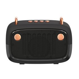 Subwoofer Outdoor Card Portable Mini Speaker (Option: Black-USB)