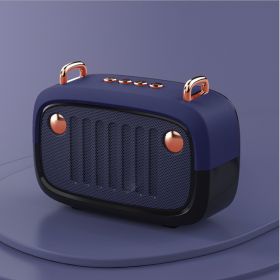 Subwoofer Outdoor Card Portable Mini Speaker (Option: Bule-USB)