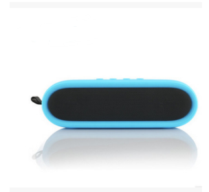 Wireless Bluetooth Speaker Dual Speaker Outdoor Universal Waterproof Portable Household Heavy Low Speaker (Color: Blue)