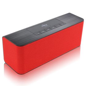 NBY5540 Mobile Phone Wireless Bluetooth Speaker (Option: Red-USB)