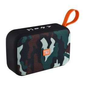 Sports Wireless Bluetooth Call Portable Audio Radio (Option: Camouflage-USB)