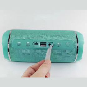 High Sound Quality Portable Subwoofer Bluetooth Speaker (Color: green)