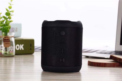 Bluetooth Speaker Mini Portable With Lanyard (Option: Black-USB)