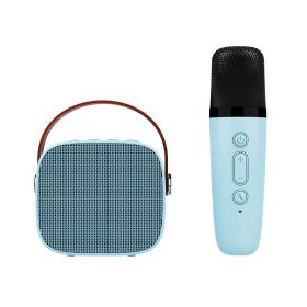 Wireless Bluetooth Portable Audio With Microphone Microphone (Option: Blue-USB)