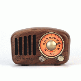 New Wireless Cute Green Mini Card Audio (Option: Mahogany)