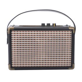 Portable Multifunctional Retro Bluetooth Speaker (Option: 20X8X13cm-USB)