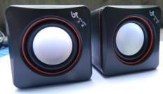 Peripheral accessory kit wholesale, speaker factory direct sales 2.0 small speaker (Option: Black-USB)